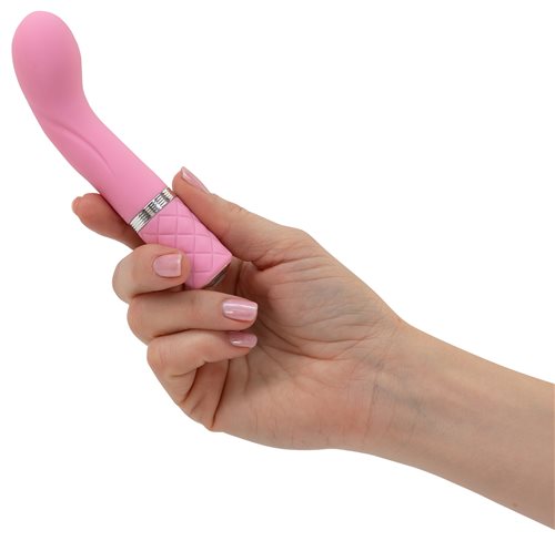 Pillow Talk Racy Mini G-Massager Vibrator w Swarovski Crystal - Pink