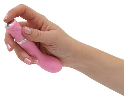 Pillow Talk Racy Mini G-Massager Vibrator w Swarovski Crystal - Pink