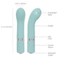 Pillow Talk Racy Mini G-Massager Vibrator w Swarovski Crystal - Teal