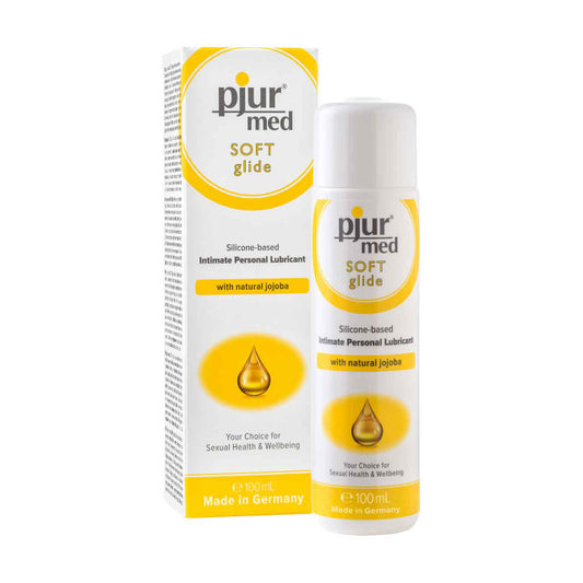 Pjur Med Soft Glide Silicone Based Lubricant with Jojoba Oil 100ml