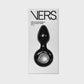 VERS Rechargeable Silicone Plug Vibe Black 12.5cm USB Rechargeable Vibrating Butt Plug