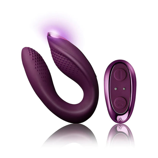 Rocks Off Rock Chick Diva Clitoral and G-Spot Stimulation Vibrator w Remote