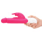 Rabbit Essentials Rechargeable Realistic Rabbit Vibrator Hot Pink