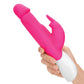 Rabbit Essentials Rechargeable Realistic Rabbit Vibrator Hot Pink