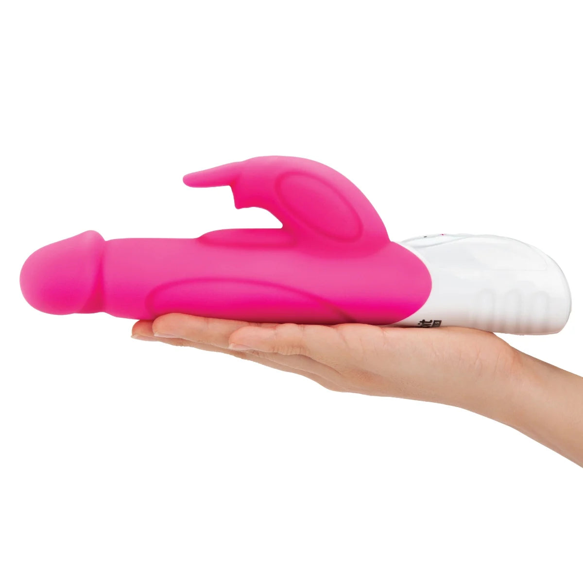 Rabbit Essentials Rechargeable Realistic Rabbit Vibrator Hot Pink