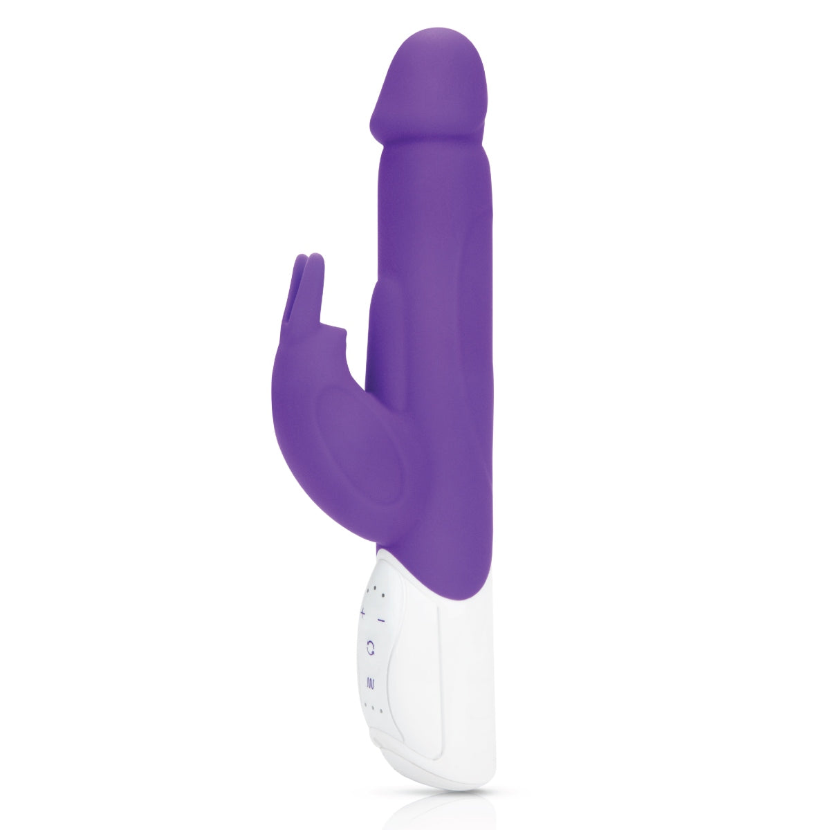 Rabbit Essentials Rechargeable Realistic Rabbit Vibrator Hot Purple