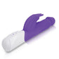 Rabbit Essentials Rechargeable Realistic Rabbit Vibrator Hot Purple