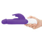 Rabbit Essentials Rechargeable Realistic Rabbit Vibrator Hot Purple