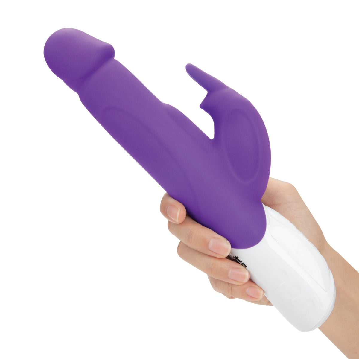 Rabbit Essentials Rechargeable Realistic Rabbit Vibrator Hot Purple