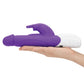 Rabbit Essentials Rechargeable Realistic Rabbit Vibrator Hot Purple