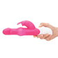 Rabbit Essentials Rechargeable Pleasure Pearls Rabbit Vibrator Hot Pink