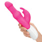 Rabbit Essentials Rechargeable Pleasure Pearls Rabbit Vibrator Hot Pink