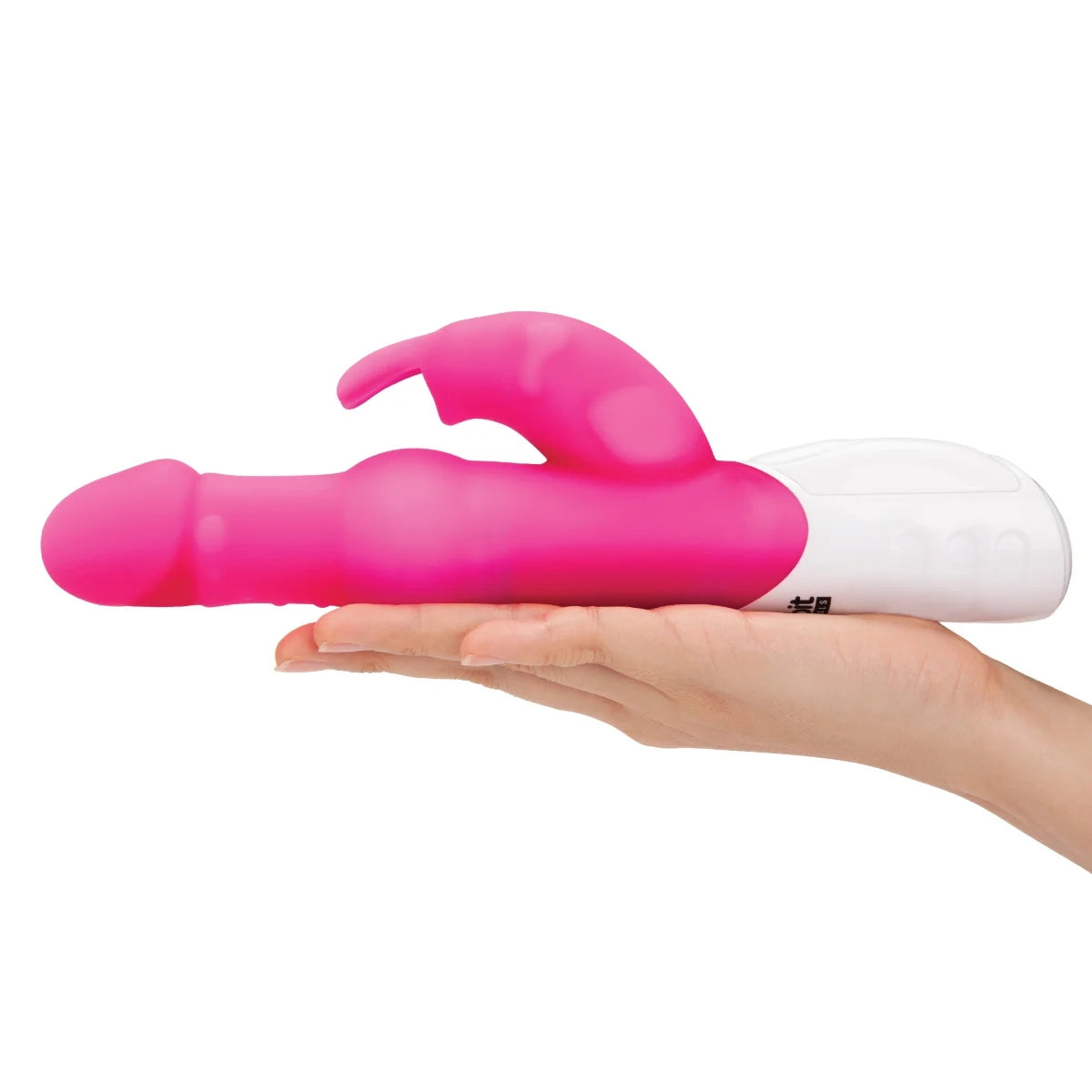 Rabbit Essentials Rechargeable Pleasure Pearls Rabbit Vibrator Hot Pink