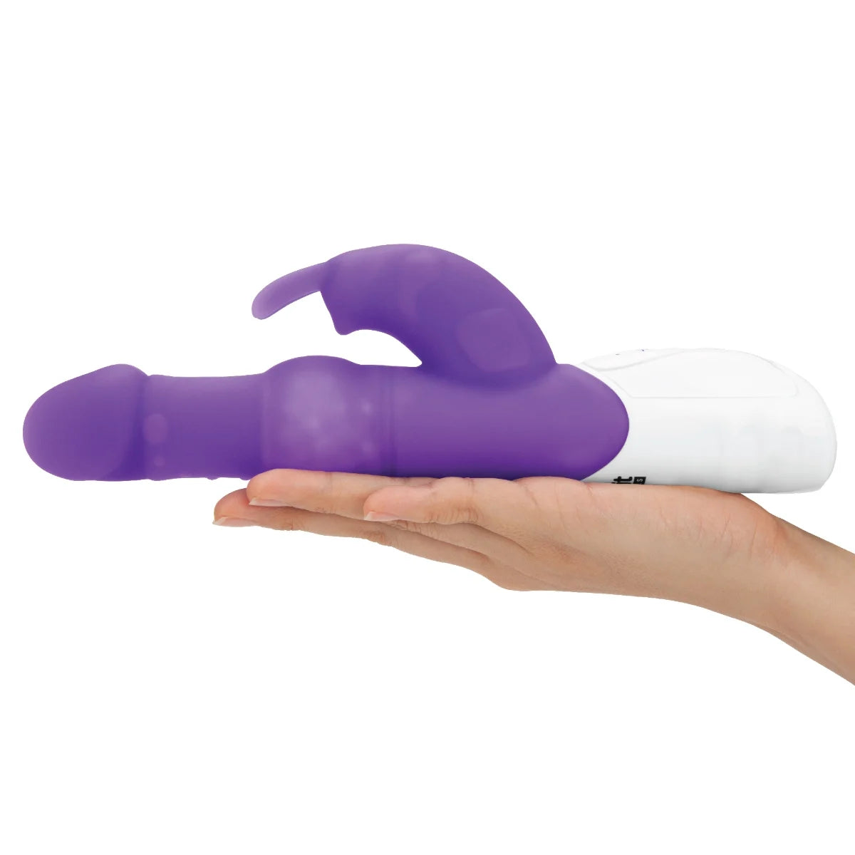 Rabbit Essentials Rechargeable Pleasure Pearls Rabbit Vibrator Purple