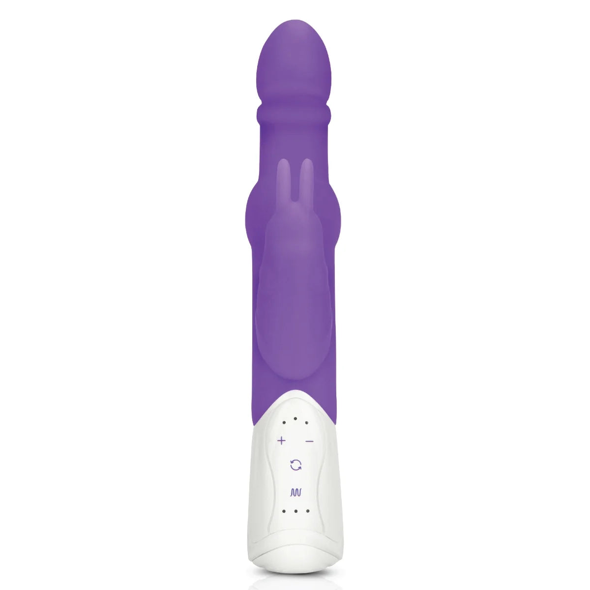 Rabbit Essentials Rechargeable Pleasure Beads Rabbit Vibrator Purple