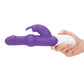 Rabbit Essentials Rechargeable Pleasure Beads Rabbit Vibrator Purple