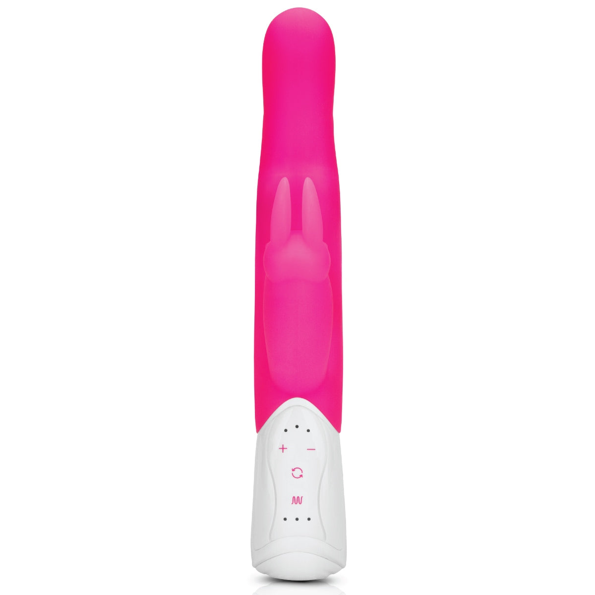 Rabbit Essentials Rechargeable G-Spot Rabbit Vibrator Hot Pink