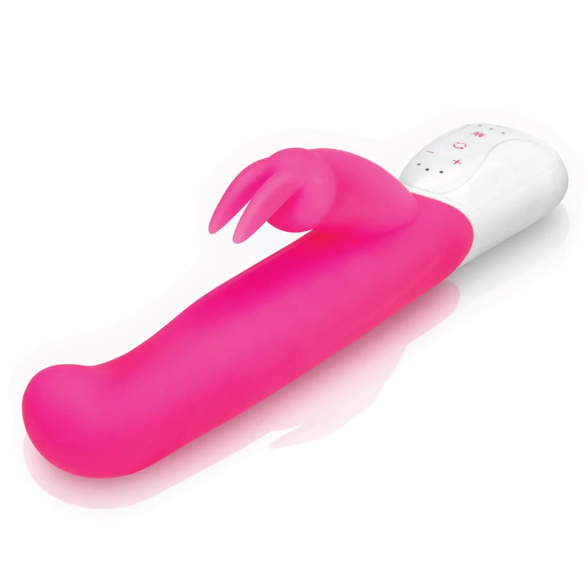 Rabbit Essentials Rechargeable G-Spot Rabbit Vibrator Hot Pink