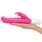 Rabbit Essentials Rechargeable G-Spot Rabbit Vibrator Hot Pink