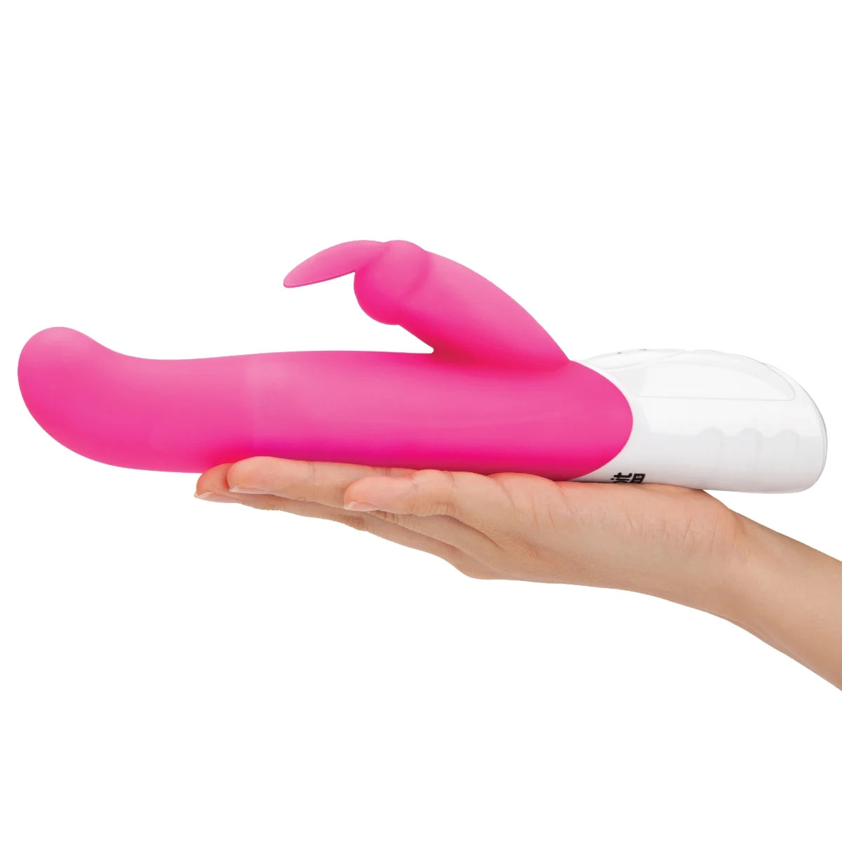 Rabbit Essentials Rechargeable G-Spot Rabbit Vibrator Hot Pink