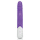 Rabbit Essentials Rechargeable Double Penetration Rabbit Vibrator Hot Purple