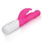 Rabbit Essentials Rechargeable Slim Shaft Rabbit Vibrator Hot Pink