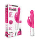 Rabbit Essentials Rechargeable Slim Shaft Rabbit Vibrator Hot Pink