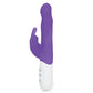 Rabbit Essentials Rechargeable Slim Shaft Rabbit Vibrator Hot Purple