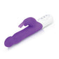 Rabbit Essentials Rechargeable Slim Shaft Rabbit Vibrator Hot Purple