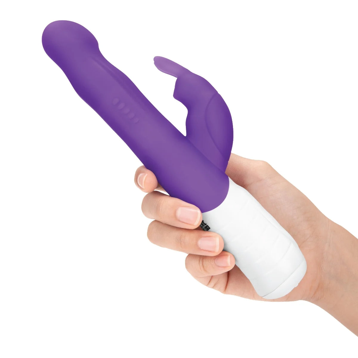 Rabbit Essentials Rechargeable Slim Shaft Rabbit Vibrator Hot Purple