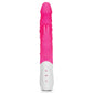 Rabbit Essentials Rechargeable Slim Double Penetration Rabbit Vibrator Hot Pink