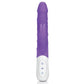 Rabbit Essentials Rechargeable Slim Double Penetration Rabbit Vibrator Hot Purple