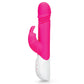 Rabbit Essentials Rechargeable Thrusting Rabbit Vibrator Hot Pink