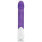 Rabbit Essentials Rechargeable Thrusting Rabbit Vibrator Hot Purple