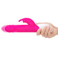 Rabbit Essentials Rechargeable G-Spot Thrusting Rabbit Vibrator Hot Pink