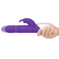 Rabbit Essentials Rechargeable G-Spot Thrusting Rabbit Vibrator Purple