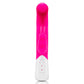 Rabbit Essentials Rechargeable Come Hither G-Spot Rabbit Vibrator Hot Pink