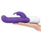 Rabbit Essentials Rechargeable Come Hither G-Spot Rabbit Vibrator Hot Purple