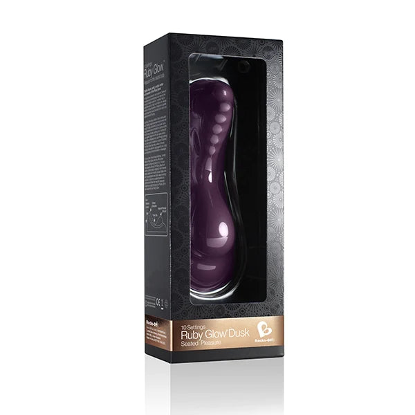 Rocks Off Ruby Glow 10 Speed Vibrator Purple