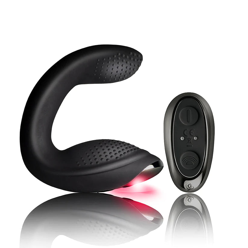 Rocks Off Rude-Boy Xtreme Black Anal Vibrator with Remote Black