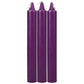 Doc Johnson Japanese Drip Candles - Purple 3 Pack