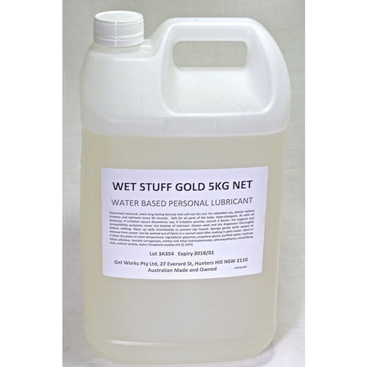 Wet Stuff Gold Water Based Lubricant 5kg