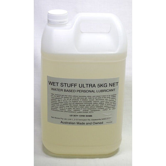 Wet Stuff Ultra Water Based Lube Lubricant 5kg