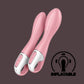 Satisfyer Air Pump Vibrator 2 Light Red - Inflatable G-Spot Vibrator