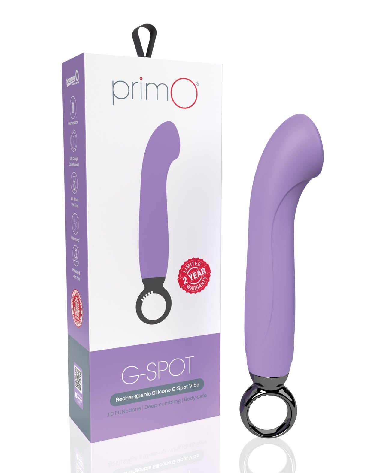 ScreamingO PrimO® G-spot Rechargeable G-Spot Vibe Vibrator Lilac