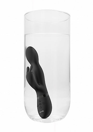 Shots Toys | VIVE Niva 360 Degrees G-Spot Rabbit Vibrator USB Rechargeable Black