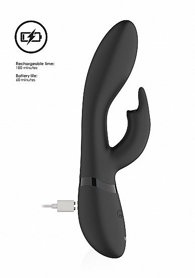 Shots Toys | VIVE Zosia Classic G-Spot Rabbit Vibrator USB Rechargeable Black