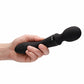 Shots Toys | VIVE Enora Wand and Vibrator Double Ended Black