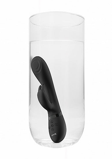 Shots Toys | VIVE Cato Pulse Wave G-Spot Rabbit Vibrator Black