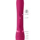 Shots Toys | VIVE Amoris 23cm USB Rechargeable Beads Rabbit Vibrator Pink